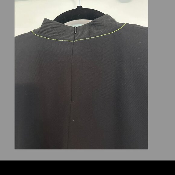 Black & Neon Cropped Crewneck - Picture 6 of 7